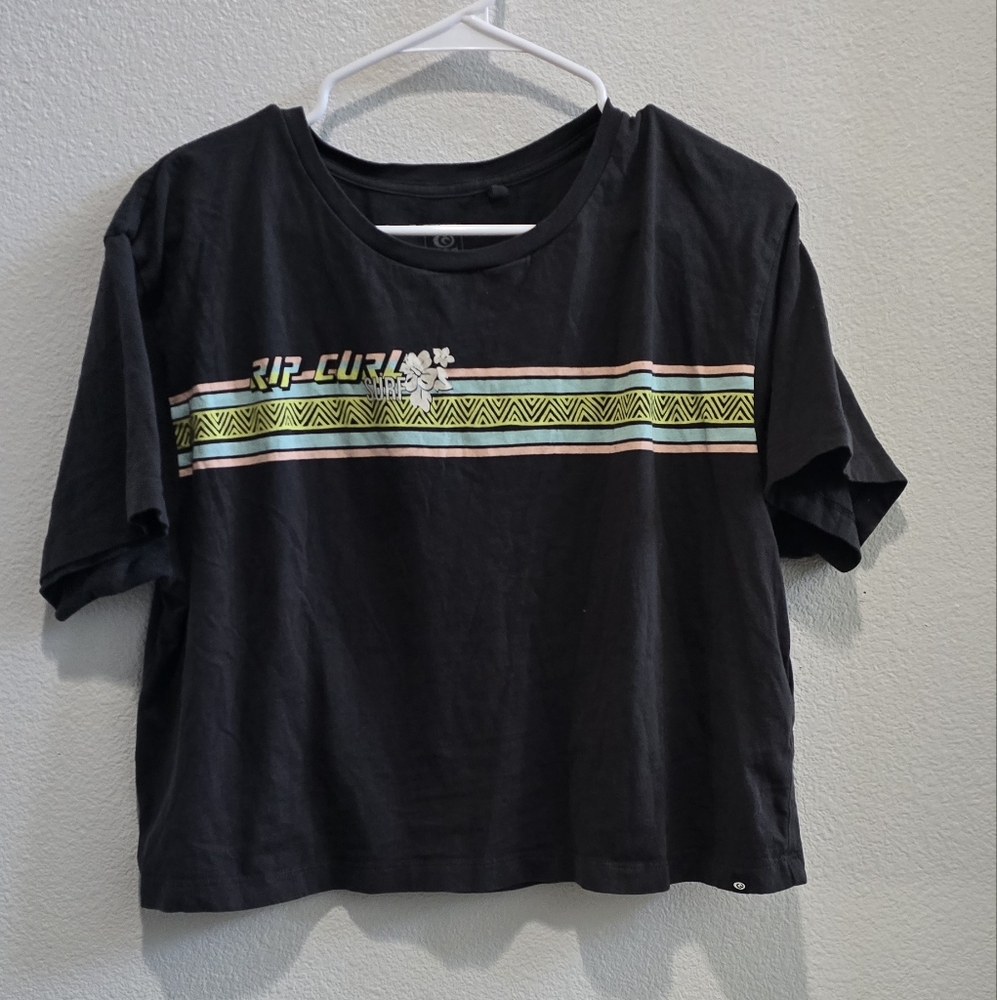 Rip Curl Black Short Sleeve Tee